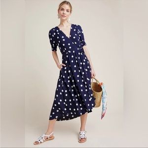 Maeve Polka Dot Wrap Dress